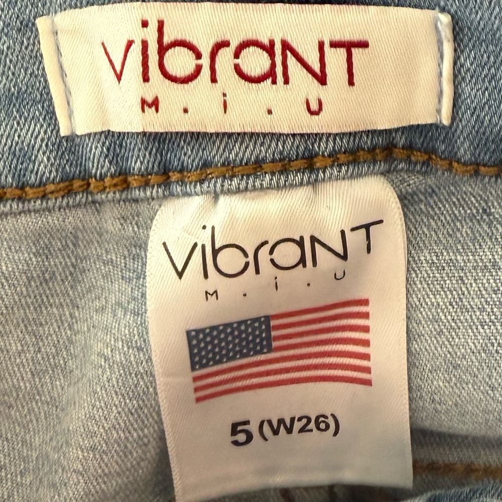 Vibrant Denim Blue Wide Leg Jeans - Picture 3 of 3